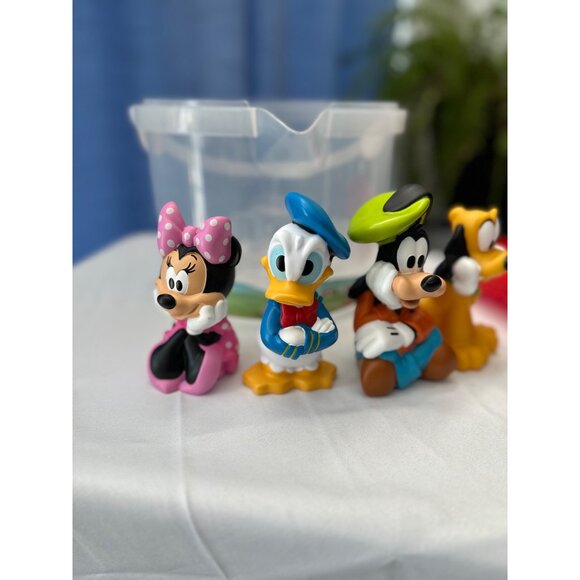 Disney Mickey & Friends Figurine Set w Storage Container - Picture 8 of 11